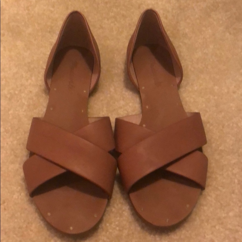 Madewell tan leather sandals